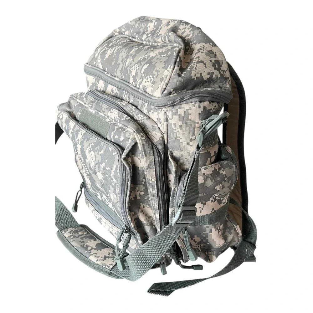 Tactical ACU Digital Camo Messenger Backpack - Multi-Pocket Range Bag